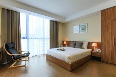 Appartement met stadszicht — Aurora Serviced Apartments